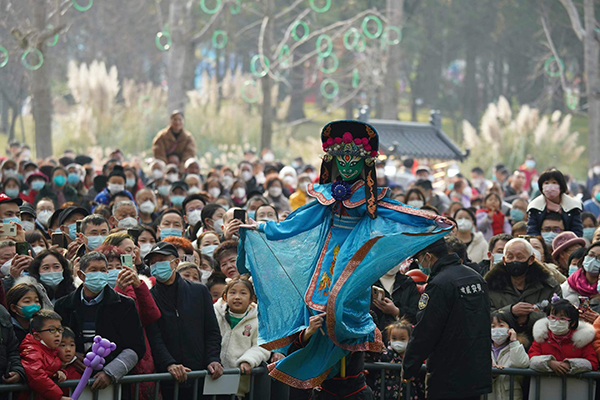 春節黃金周 超16萬人走進金沙太陽節_fororder_主舞臺演藝活動-供圖-成都青羊區委宣傳部