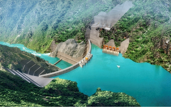 大壩澆築破100米 金沙江上游最大水電工程實現重大目標_fororder_未標題-1