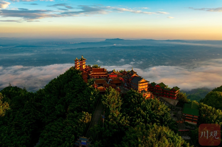 （轉載）宜賓：蜀南竹海 山寺朝霞風光美
