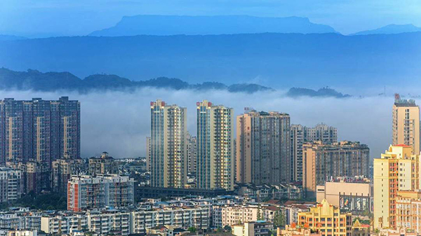 眉山洪雅 為民生寫就一首城市的“立體情詩”_fororder_洪雅城區