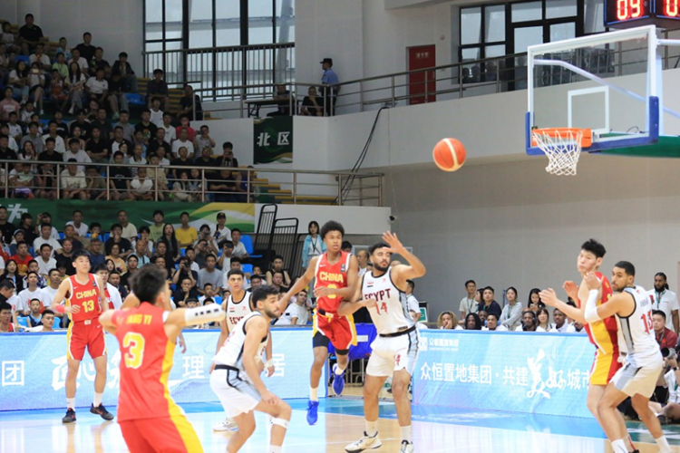 U19國青男籃國際挑戰賽（犍為賽區）激情開賽 點燃夏日熱情_fororder_圖片-2