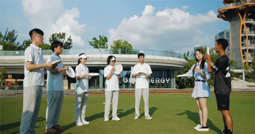 The “World Games Superior Athlete Squad” Gather in Chengdu’s Jinniu District to Experience the Deep Integration of Culture, Business, Tourism, and Sports_fororder_飛盤體驗現場
