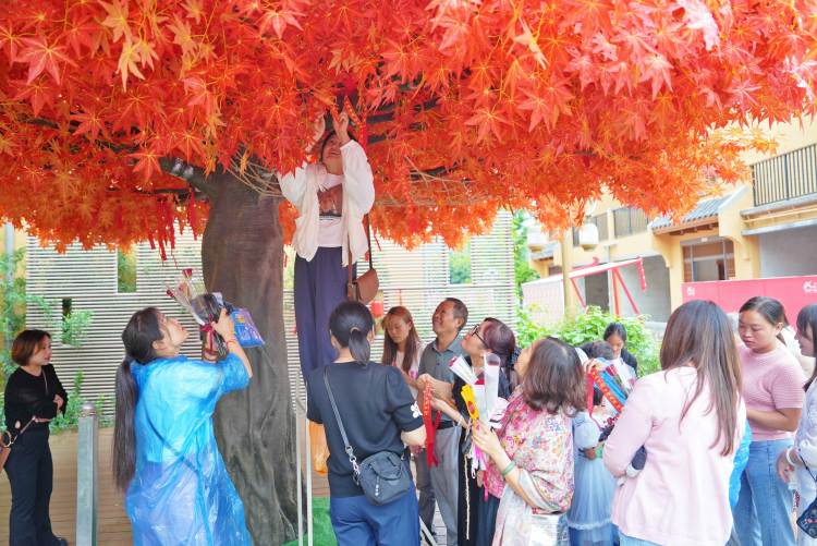七夕邂逅中江掛麵村 傳統文化與甜蜜氛圍撞個滿懷