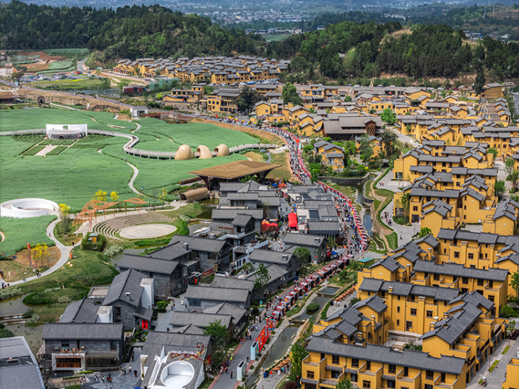 千年一面 鄉風新韻：中江掛麵村的鄉村振興實踐_fororder_掛麵村