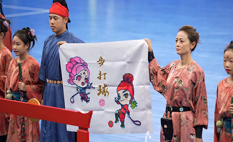 金堂非遺步打球閃耀成都世運會_fororder_展演現場-供圖-金堂縣委宣傳部1