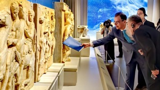 “古希臘的旅程——希臘考古出土文物精品展”在三星堆博物館啟幕