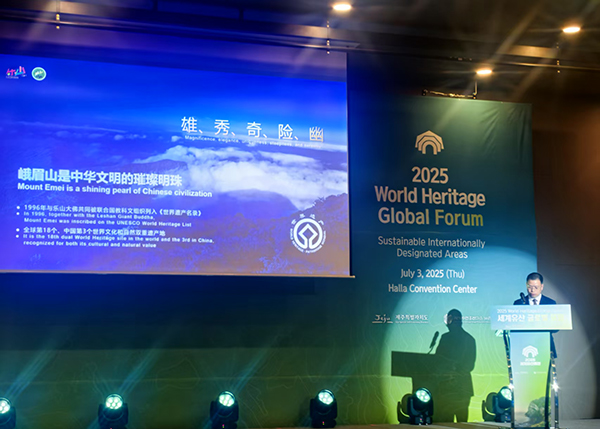 深化國際交流合作 樂山受邀赴韓國參加世界遺産全球論壇