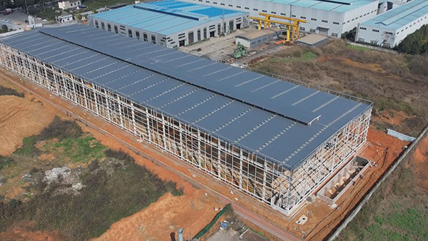 從“地下聚寶”到“地上興業” 眉山丹棱縣項目建設熱潮涌動_fororder_西鈷航空發動機零部件模具項目主體建築