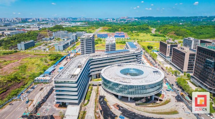 自貢高新區南岸之芯建設提速 二期總體已完成約80%