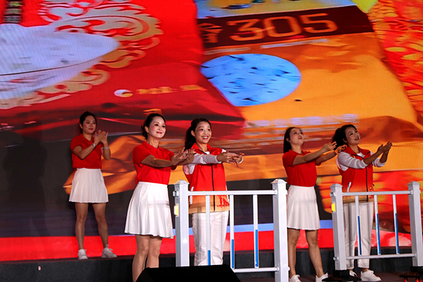 達州大竹：“渝來蜀往・大美竹鄉”百姓大舞臺活動啟幕_fororder_藝術表演現場-供圖-大竹縣委宣傳部