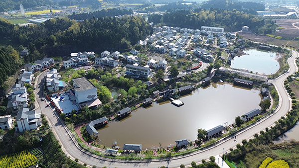 資陽市安岳縣文化鎮入選第七屆全國文明村鎮_fororder_隆恩村聚居點。文化鎮-供圖