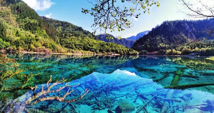 突破600萬 九寨溝景區遊客接待量創40年曆史新高_fororder_九寨溝美景 供圖 九寨溝景區