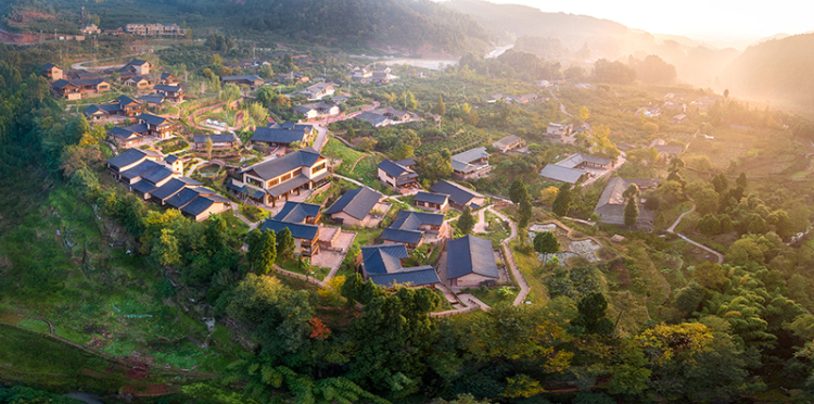 眉山丹棱：山水之間的清涼秘境 解鎖農文旅融合的“詩與遠方”_fororder_幸福古村幸福嶺