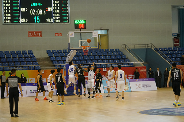 眉山仁壽首屆“村BA”火熱開賽_fororder_比賽現場