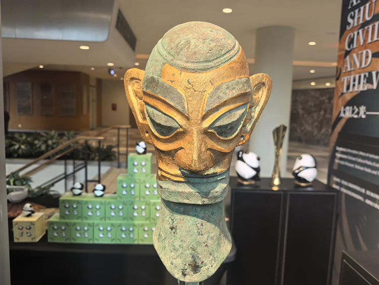 “太陽之光——古蜀文明與世界”展覽在美國紐約聯合國總部啟幕_fororder_3
