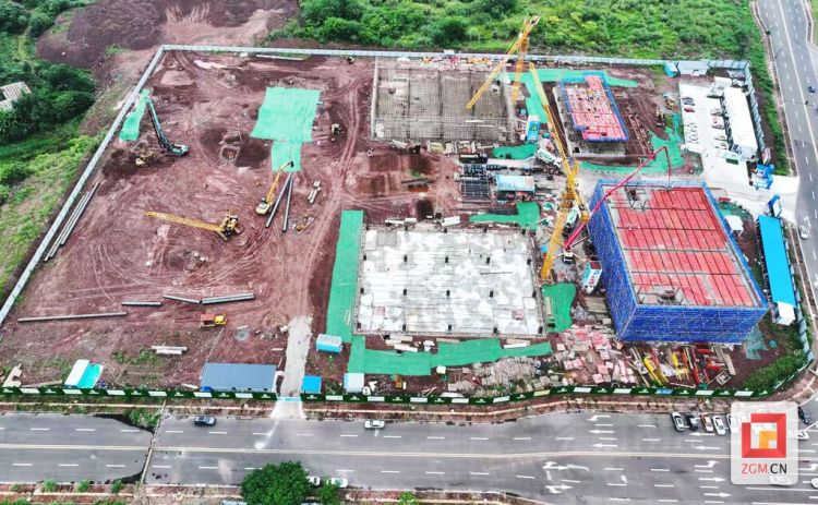 川南渝西科技成果轉化中試基地（B區）一期工程加速建設  預計2025年底主體完工