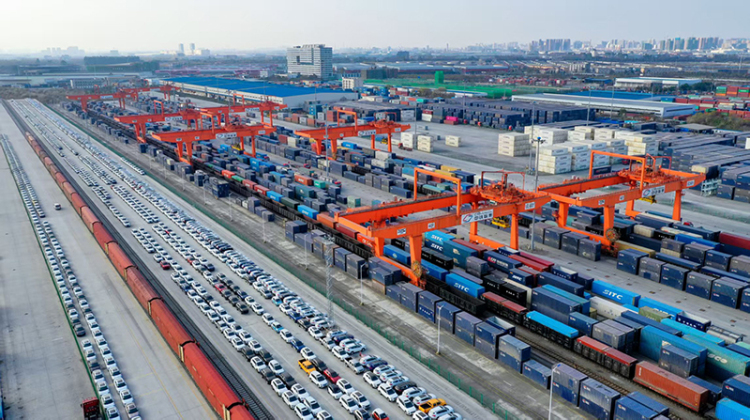 成都青白江加快建設亞蓉歐國際門戶樞紐_fororder_成都國際鐵路港-供圖-成都市青白江區委宣傳部