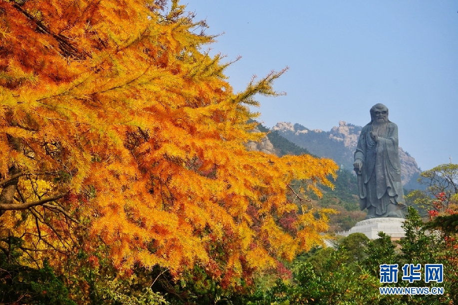 絢爛景色如仙境 曬嶗山太清宮初冬之美