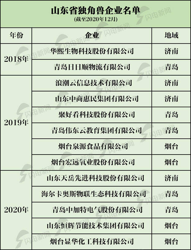 山東新增5家獨角獸企業 總數達13家！解碼山東新經濟力量成長背後