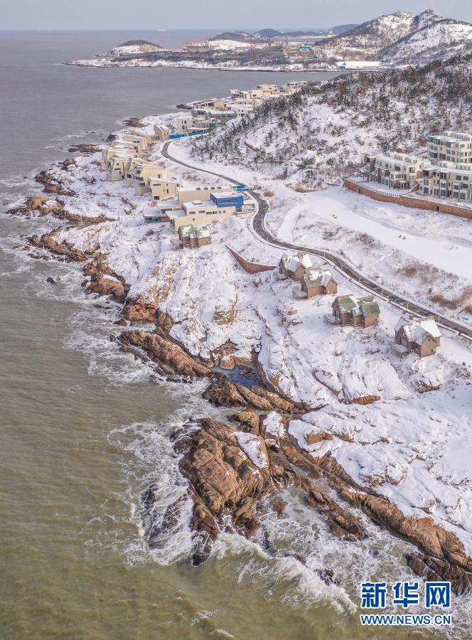 山東榮成迎來大範圍降雪天氣