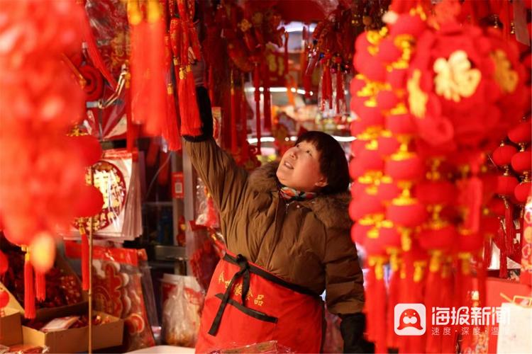 山東多地年味漸濃花正艷 市場産銷兩旺