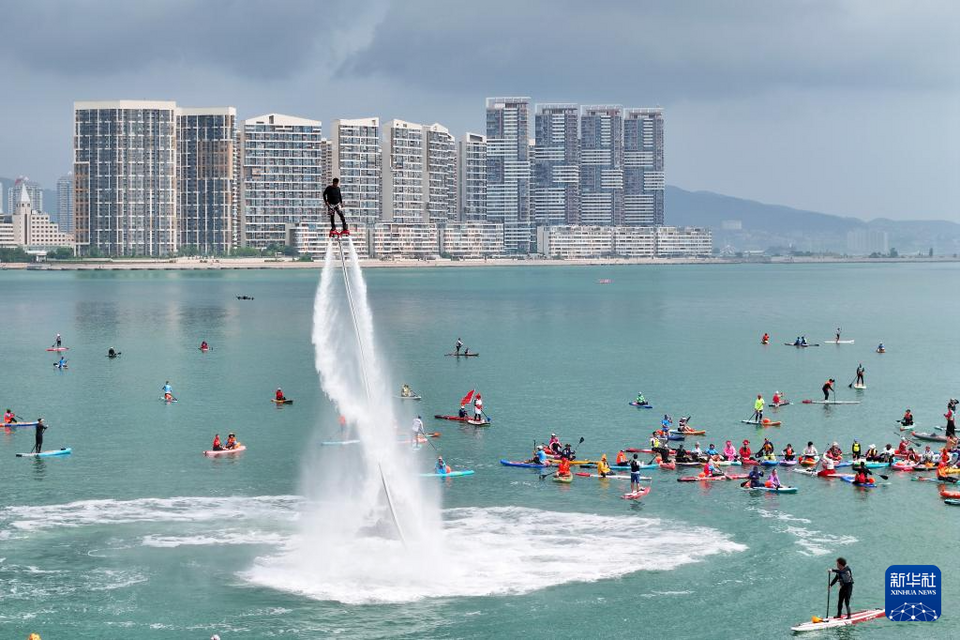 山東威海：海上運動嘉年華為夏日旅遊添活力_fororder_4