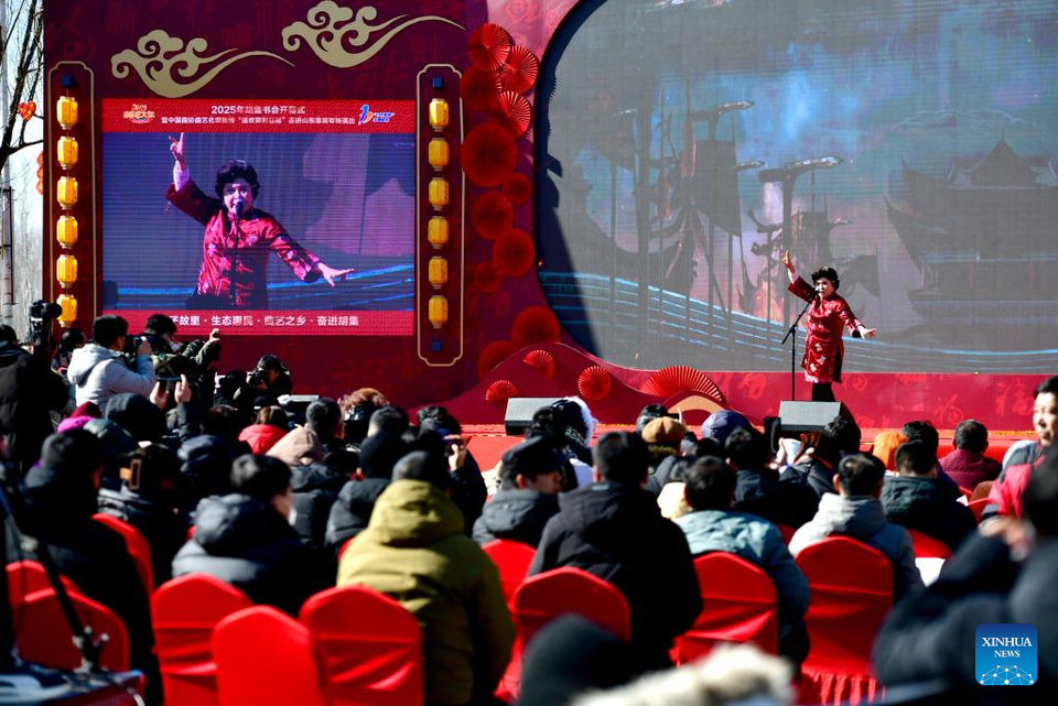 Centuried Quyi festival opens in Huimin County of China's Shandong