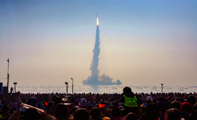 China's Smart Dragon-3 Rocket Launches Satellites From Sea