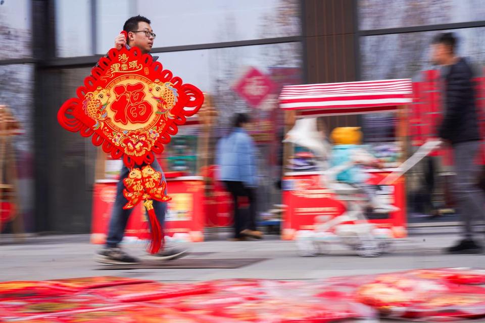 濱州鄒平：年貨市場足 快樂過大年