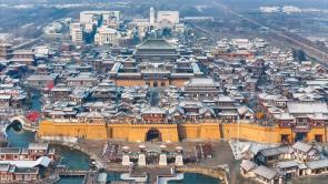 山東樂陵：雪落棗城美如畫