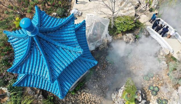 北京世園會“齊魯園”建設完成 將齊魯文化風貌融入園林