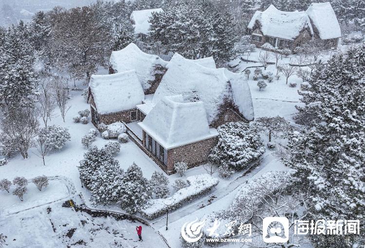 山東榮成：冬日雪景 美如仙境