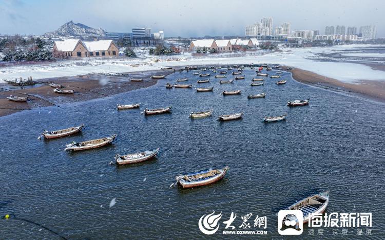 山東榮成：冬日雪景 美如仙境