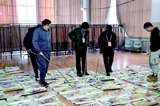 山東：揭秘美術統考閱卷現場 閱捲進展如何?