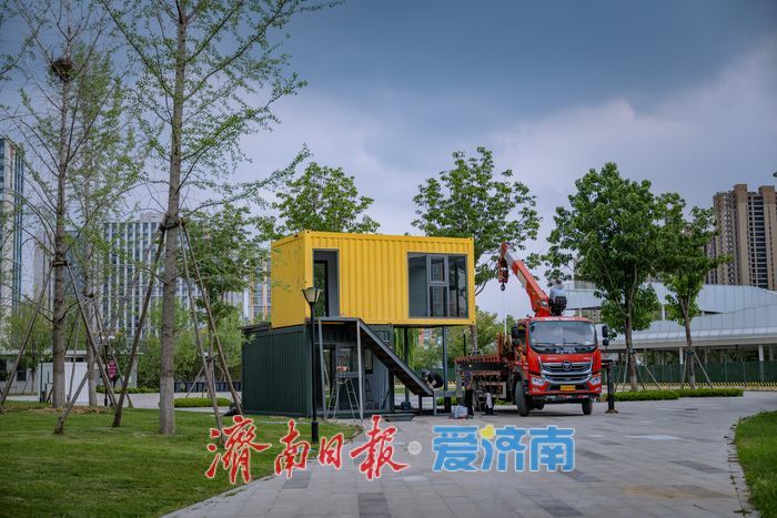 濟南：唐冶中央公園變身“都市避暑綠洲”