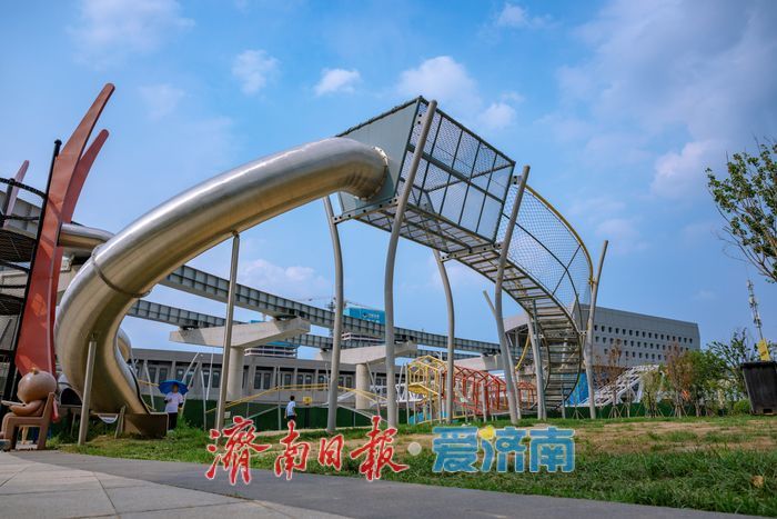 濟南：唐冶中央公園變身“都市避暑綠洲”
