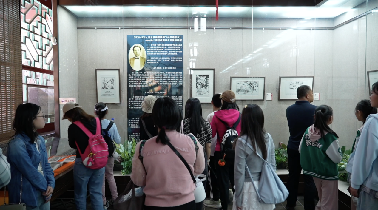 “銘刻五三·孫之俊抗戰漫畫展”濟南開展_fororder_圖片2