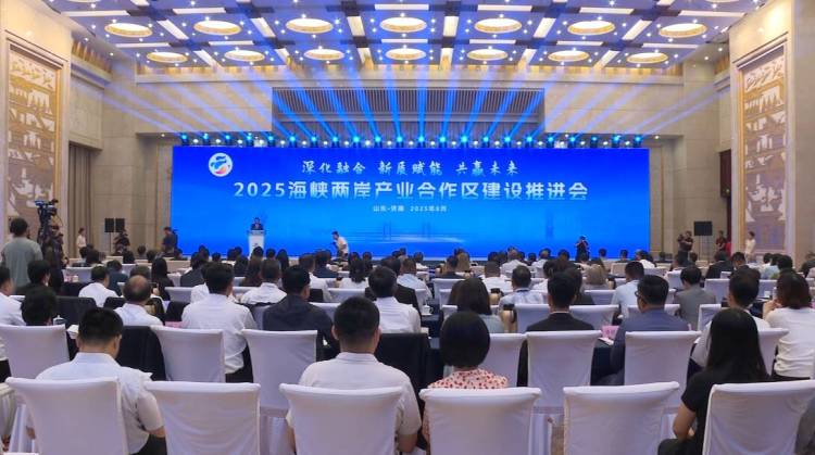 2025海峽兩岸産業合作區建設推進會在濟南開幕