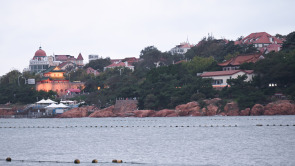 青島第一海水浴場邀你赴一場與深秋大海的約會