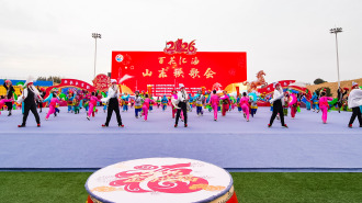 2026“百花匯海”山東秧歌會在煙臺海陽開賽
