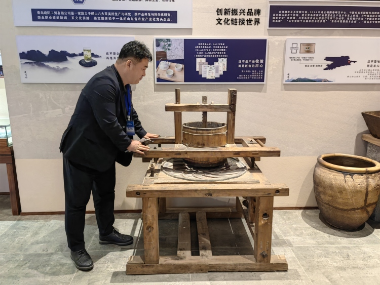 “Hi，Shandong-機遇中國 青島優品” 海外媒體青島行活動走進青島曉陽春茶博物館_fororder_171207b9a2b380adf700e234df05dfa