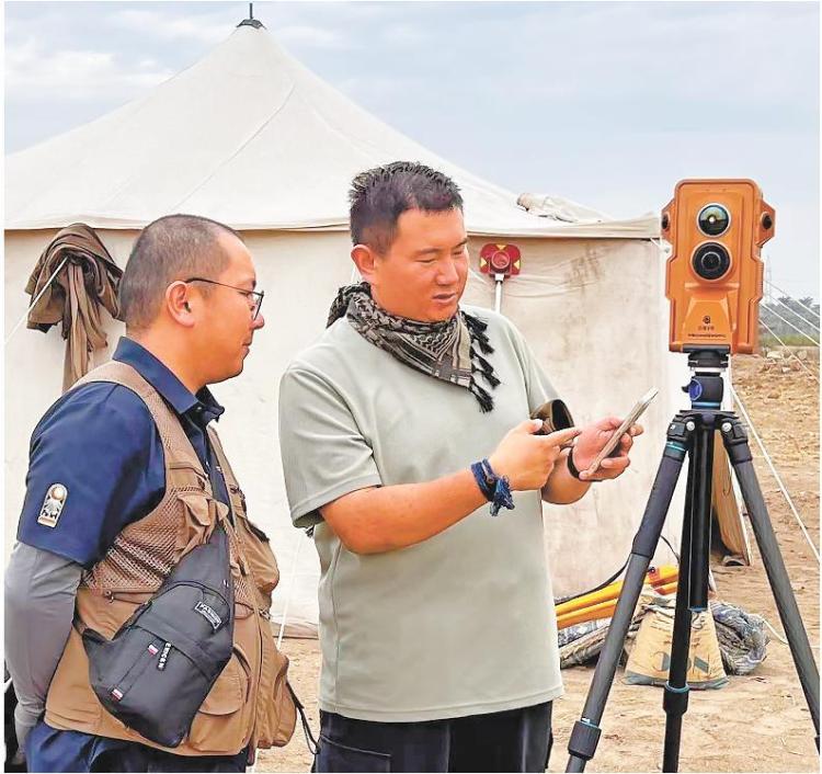 首次“出海”埃及，發現阿普裏斯神廟重要線索—— 山東考古：從黃河到尼羅河_fororder_【山東考古】1