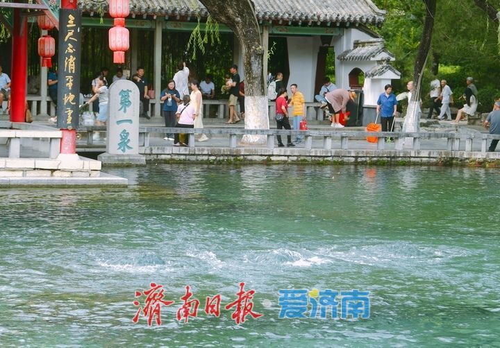 水涌若輪，趵突泉實現連續噴涌22週年成定局