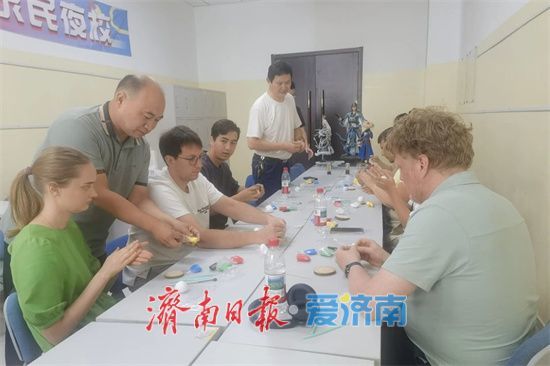 國際教師夏令營走進濟南市文化館，感受泉城非遺魅力