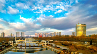 山東東營：廣利河畔風景宜人