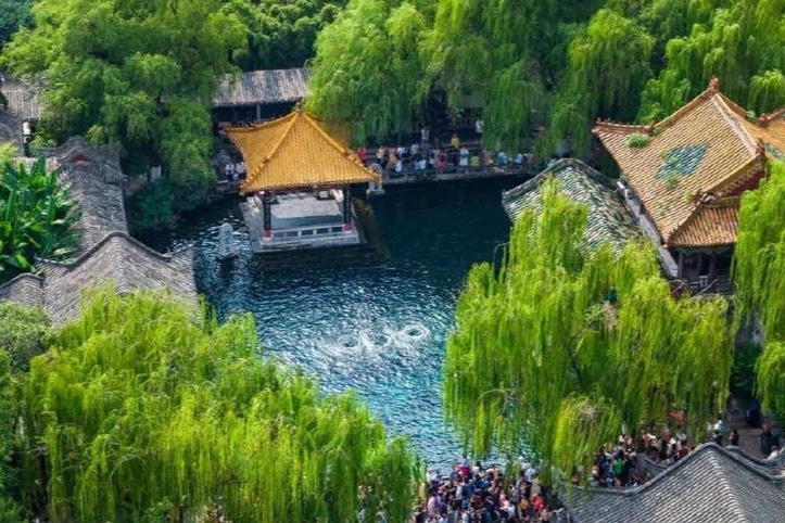 “趵突騰空”勝景上線，趵突泉水位迎來“七連漲”
