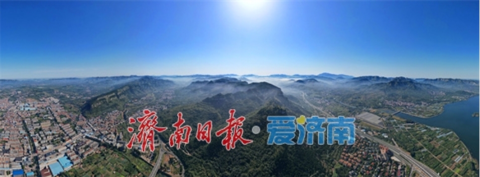 濟南南部山區迎雲海奇觀 繪就現實版“千里江山圖”_fororder_11