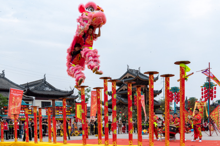 中國·聊城體育旅遊文化節“好運山東”2025 年“宛園杯”龍獅爭霸賽在山東臨清開幕_fororder_微信圖片_20250601130404