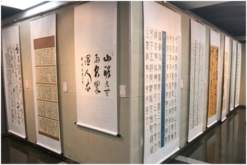 慶祝改革開放40年“盛世翰墨情”書法篆刻作品展開幕