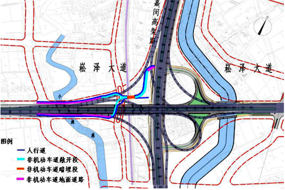 引導人車分離改善慢行交通 兩項“跨線橋”工程開工